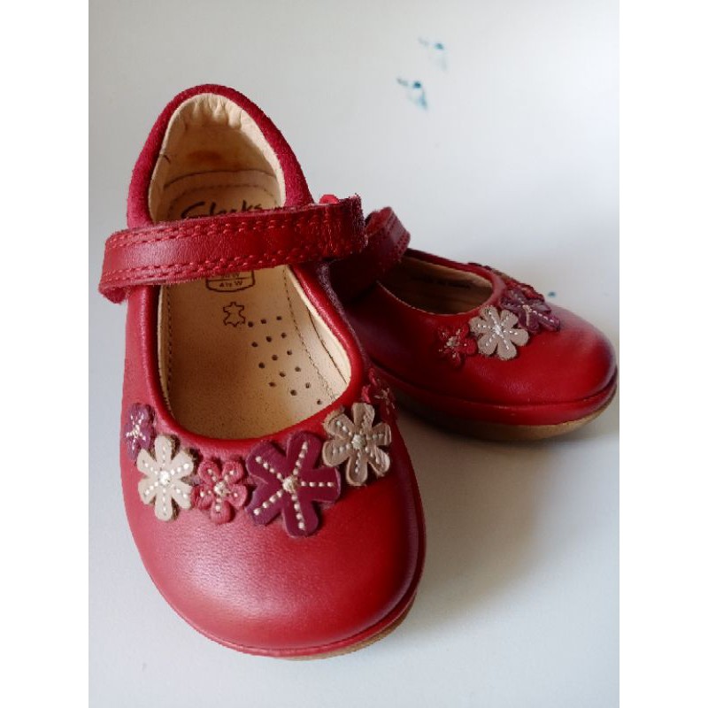 sepatu bayi Clarks original preloved size UK 4 Made in India