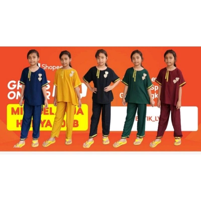 ONE SET WAKA-WAKA ANAK DAN SETELAN TURKI ANAK/SETELAN RENDA ANAK/SETELAN ARAB ANAK