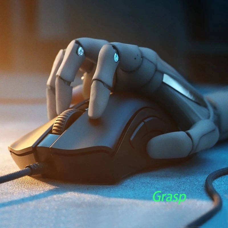 Mouse Gaming dengan Sensor Optik Mouse Berkabel USB untuk PC dan Laptop 6400DPI  5 Tombol Independen