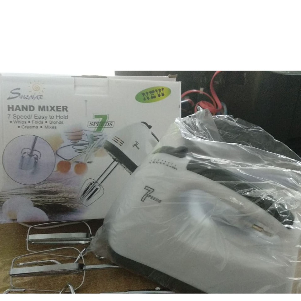 NEW!!!!SHENAR HAND MIXER/MIXER TANGAN ELEKTRIK 7 SPEED