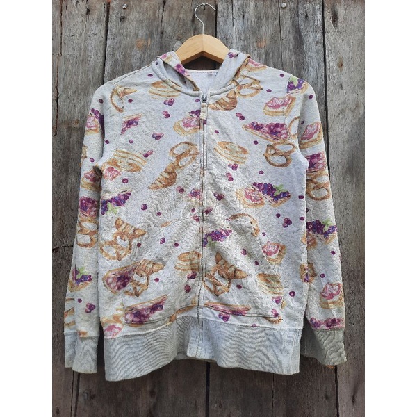 zip hoodie uniqlo size S woman second original