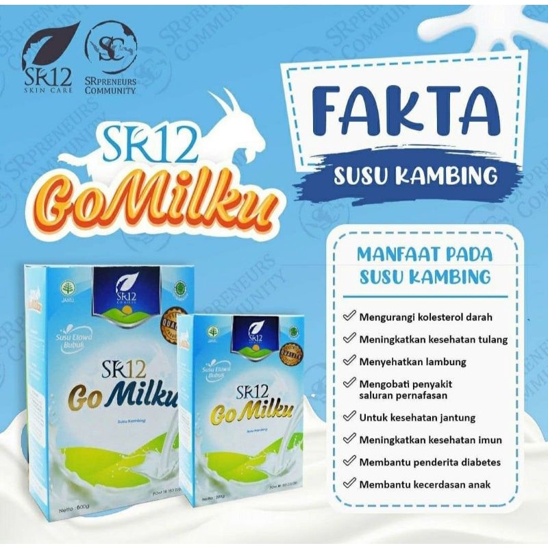

GoMilku Susu Kambing Ettawa SR12