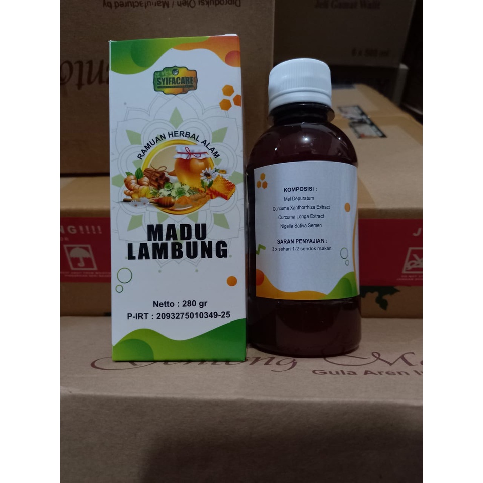 Madu Sehat Lambung Syifacare Solusi Sakit Maag Dan Asam Lambung 280gr