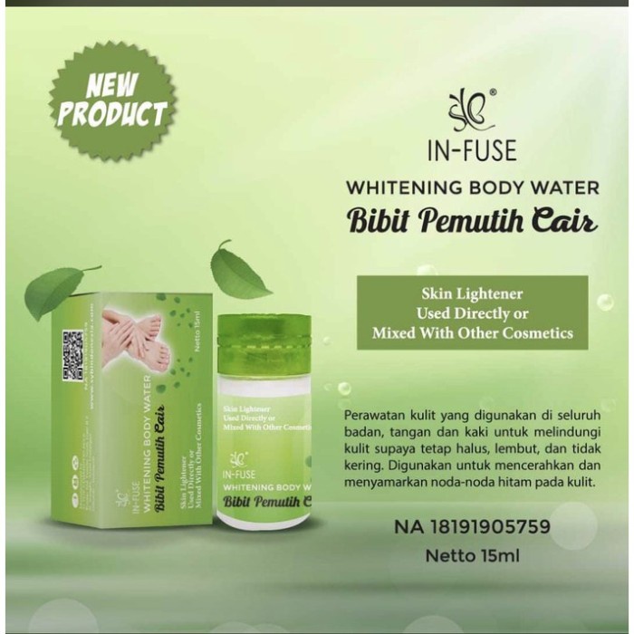 BIBIT CAIR INFUS SYB BPOM / bibit pemutih cair infuse syb embose