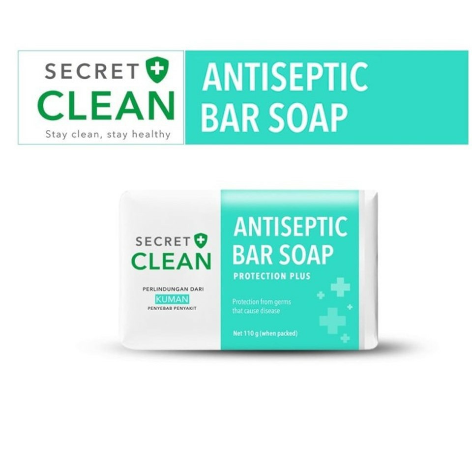 ❤ORIGINAL❤ SECRET CLEAN ANTISEPTIC BAR SOAP 110 Gr | Sabun Mandi Antiseptik