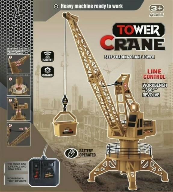 RC ALAT BERAT TOWER CRANE