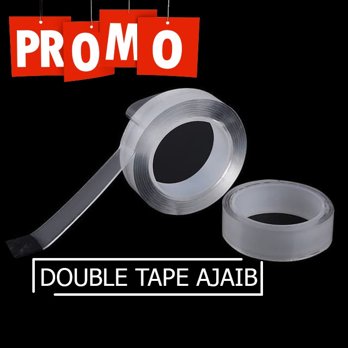 

Double Tape Ajaib Multifungsii