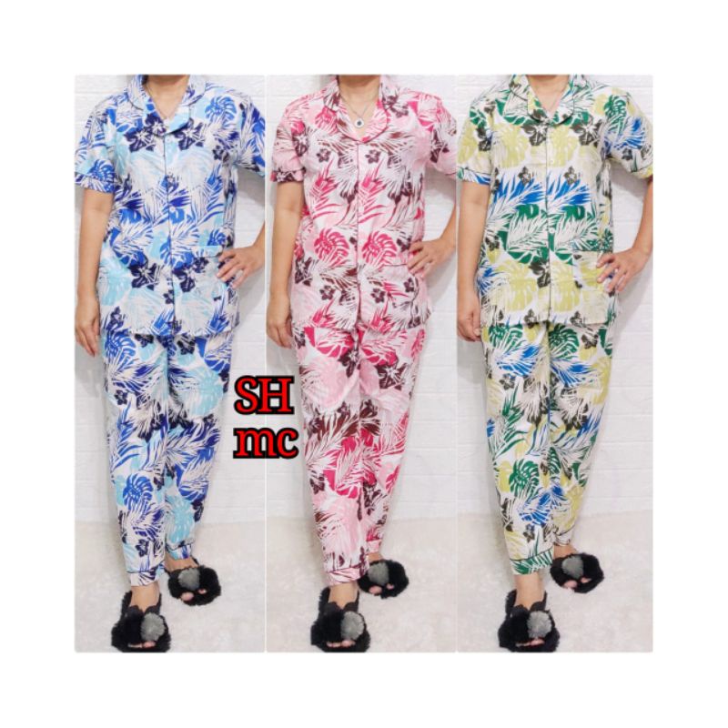 Baju Tidur Piyama Wanita Motif Janbol Pajamas Katun  / Baju Tidur setelan Wanita katun CP JUmbo XXXL Terbaru Bigsize Kekiniaan