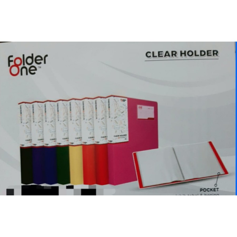 

CLEAR HOLDER / DISPLAY BOOK FOLDER ONE CH-20 ISI 20 LEMBAR