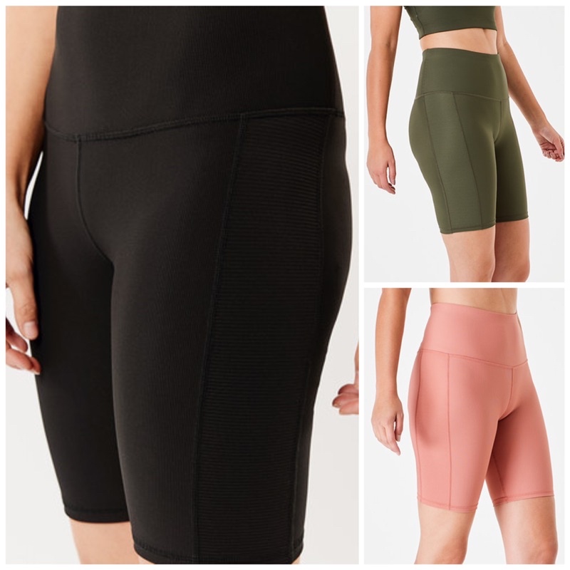 SP70D Anko Active Womens Ribbed Bike Short