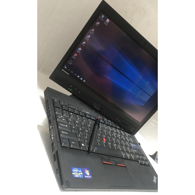 HARGA LAPTOP BEKAS || Core i7 2620m.. lenovo thinkpad X220 tablet. x220t... mulusss... TOUCH