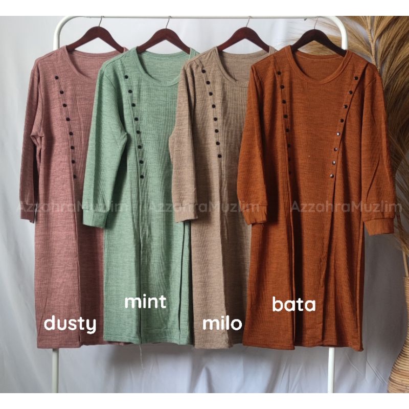 Rachel Tunik - Tunik Knit Rajut Premium LD100+ Melar / 265