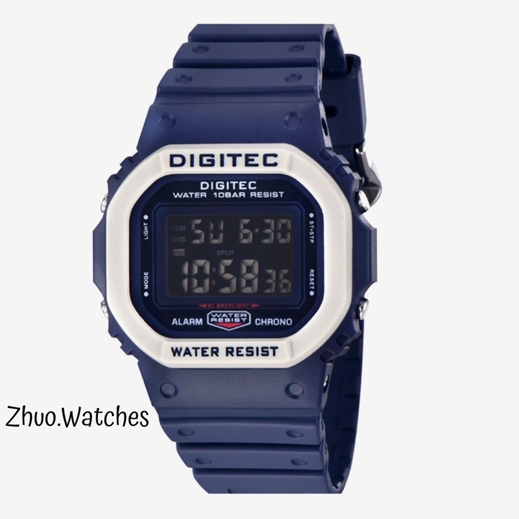 DIGITEC Jam Tangan Digital Pria MDG-6024T Original Water Resist