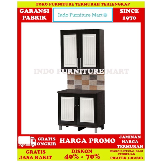 Kitchen Set Lemari Dapur Atas  Big Panel 2 Pintu Ksa 5250 Royal