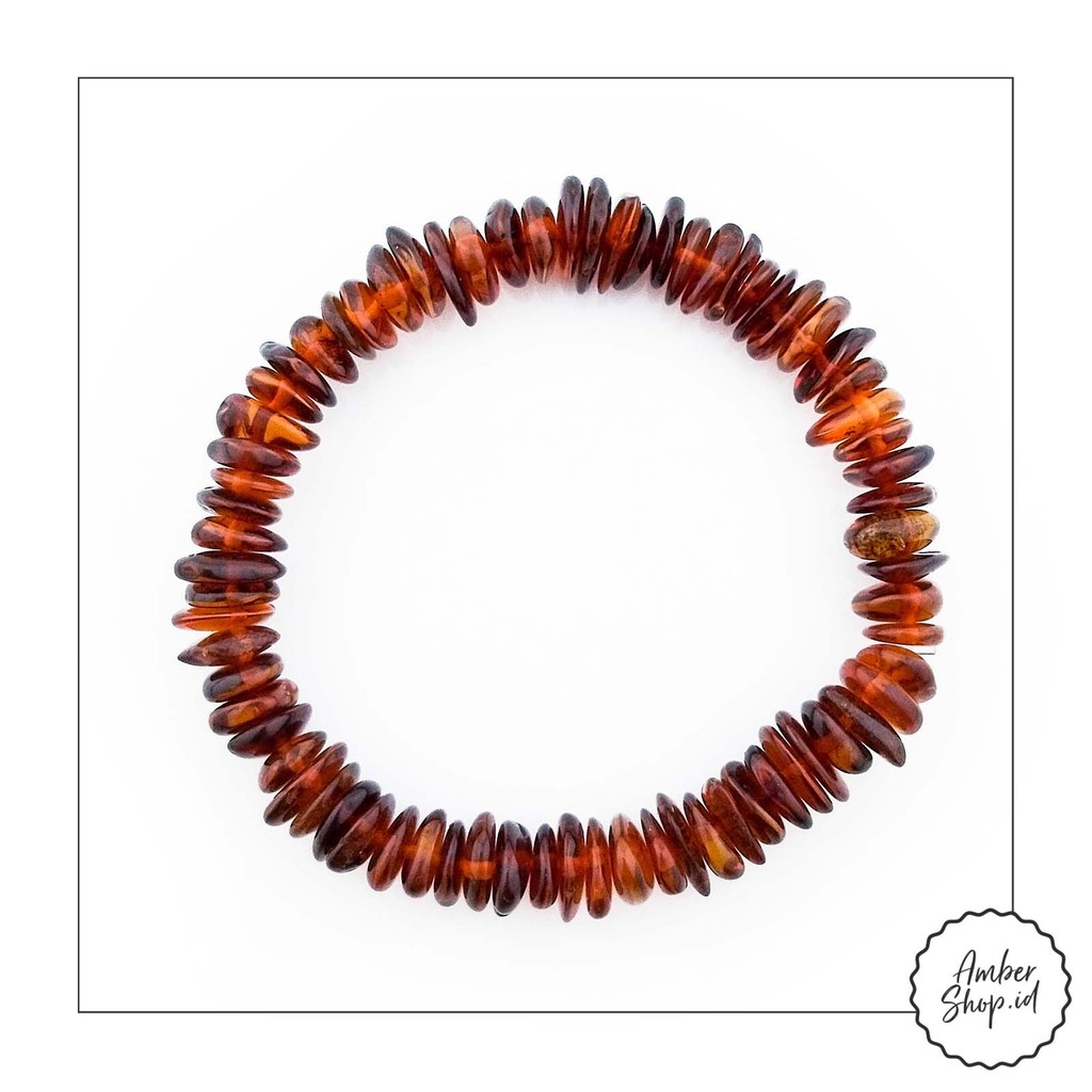 ASD15 Gelang amber dewasa elastis - Amber Shop