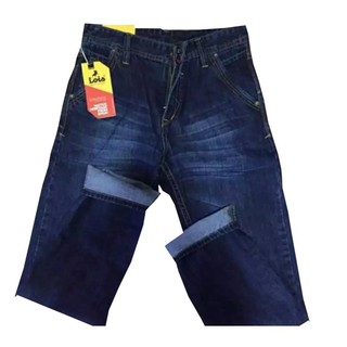  celana  jeans lois  fashion pria slimfit Original Biru Tua 