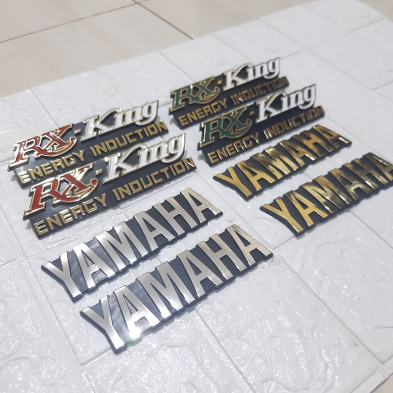 EMBLEM YAMAHA RX KING REDUCTION EMBLEM TANGKI RX KING EMBLEM BOX AKI RX KING