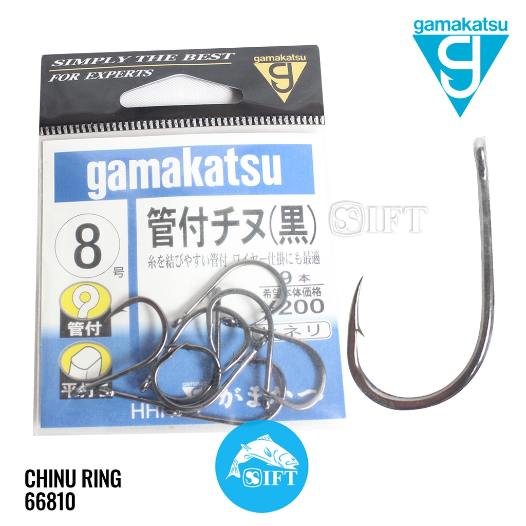 Kail Gamakatsu CHINU RING 66810 No #1 s/d 12 | Laut | Hook Mata Pancing IFT