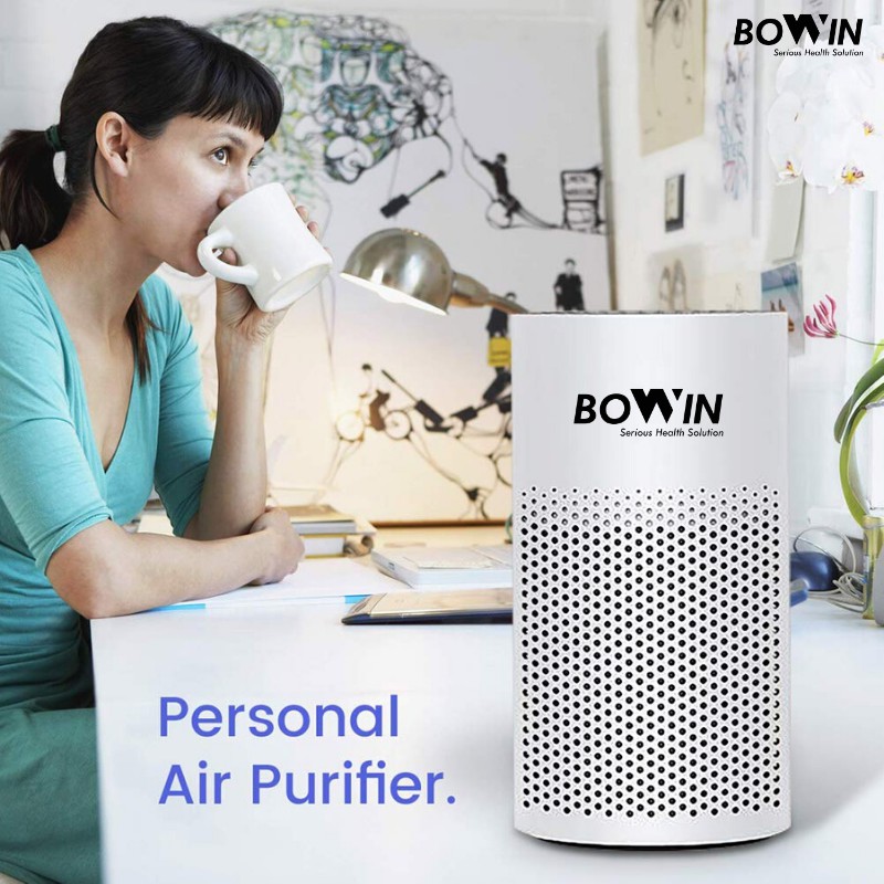 Bowin Air Purifier -  Oxy Mini  (3in1 True HEPA, ANION, Karbon Filter)