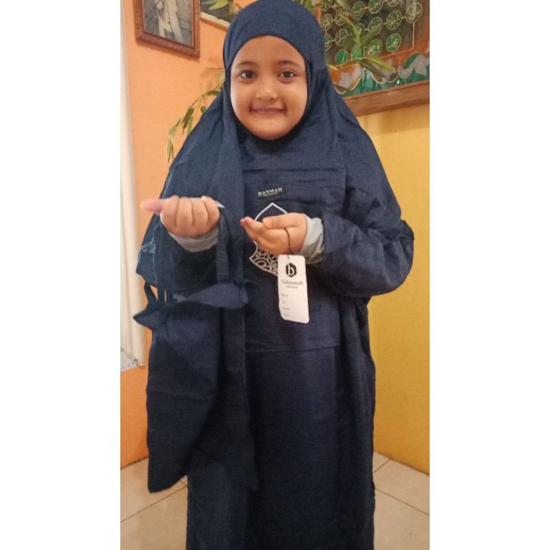 mukena basmah anak