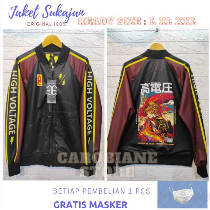 JAKET SUKAJAN ,JAKET SUKAZAN ORIGINAL 100% FULL SABLON