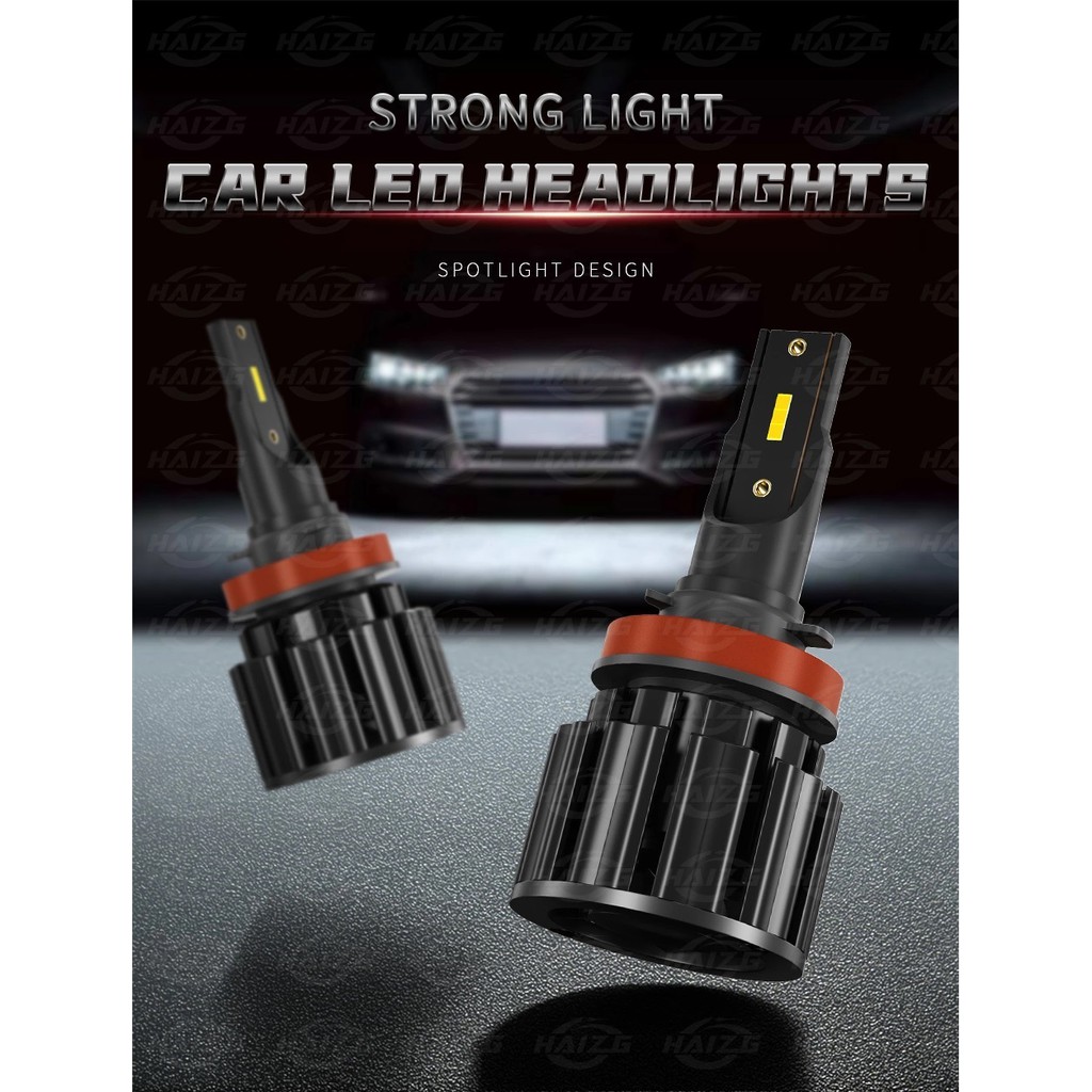 S8 H4 Lampu led mobil H4 putih Terang 50 watt 10000 lumens LED Chip1860 lampu depan hi lo beam