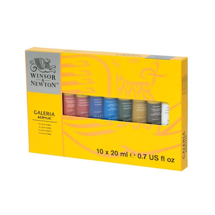 

Galeria Acrylic Colour Winsor & Newton set 10x20ml
