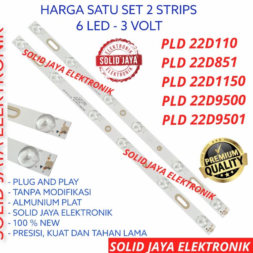 Hot Brand BACKLIGHT TV LED POLYTRON 22 INC PLD 22D110 22D851 22D1150 22D9500 22D9501 6K 3V LAMPU BL 