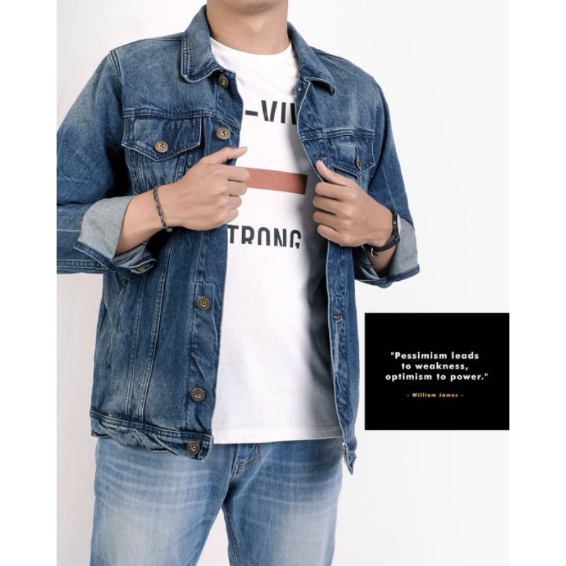 [ PROMO ] JAKET DENIM MANZONE ORIGINAL