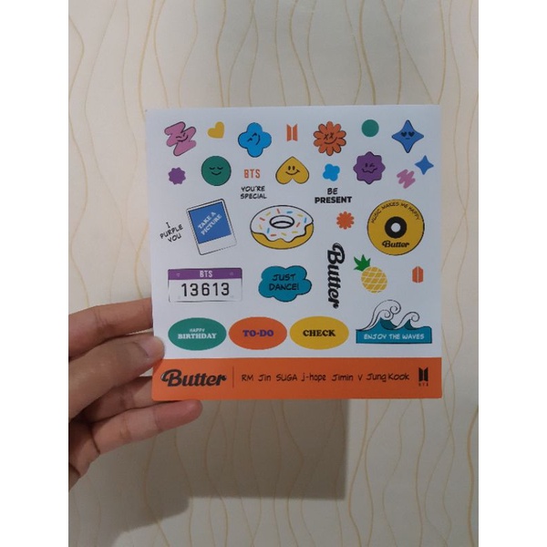 Sticker BTS Butter Album Peaches
