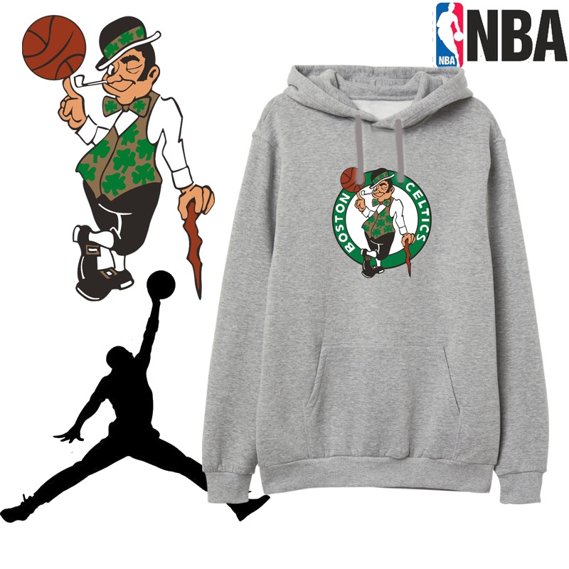 Hoodie Sweater Jaket Basket Ball NBA Boston Celtics