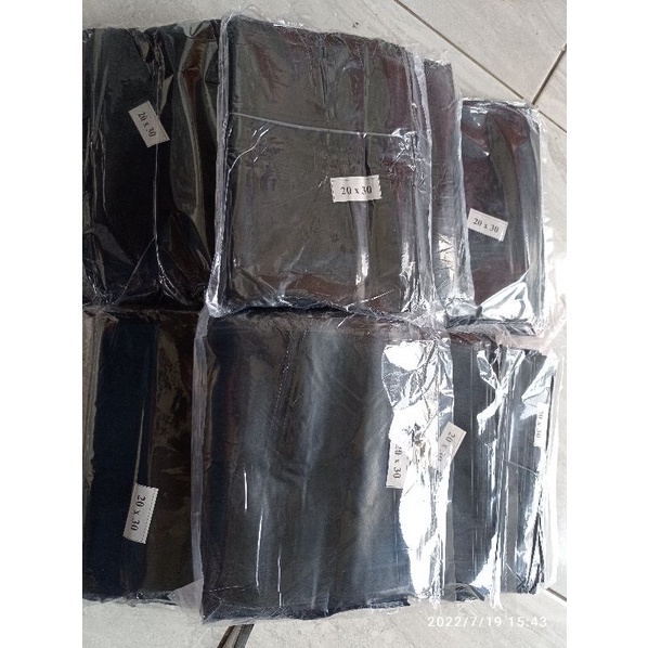 Plastik packing Praktis Bungkus Tebal Tanpa Plong Packing Online Shop Paking 25x35