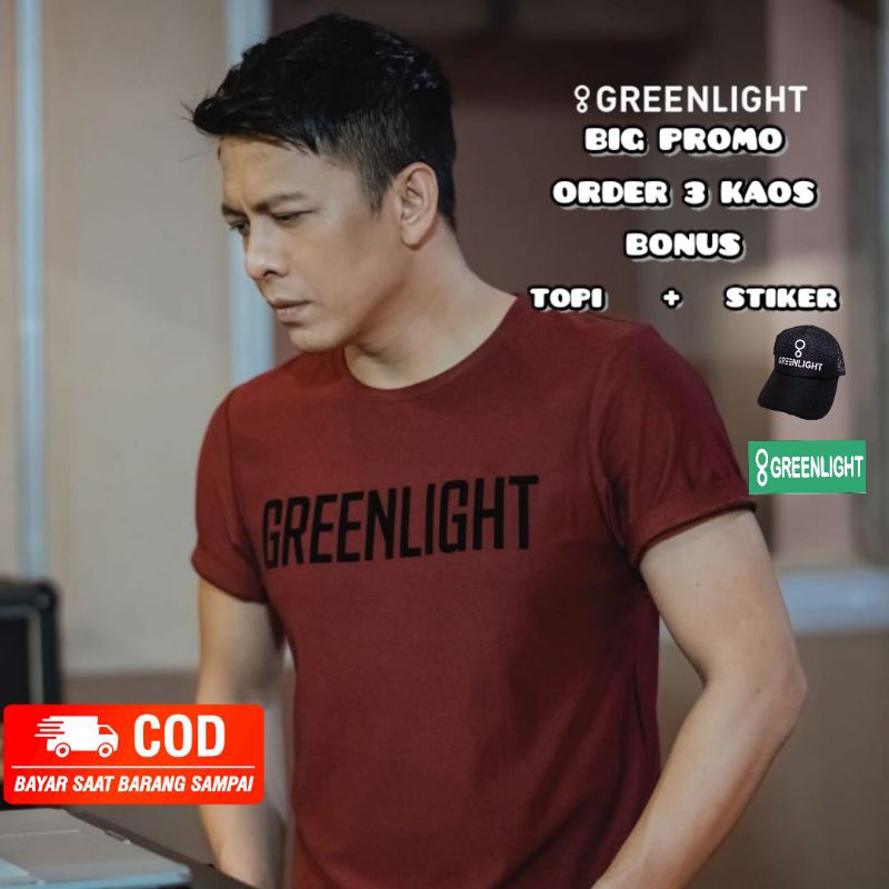  KAOS  GREENLIGHT  TERBARU KAOS  ARIEL  KAOS  DISTRO KEREN 