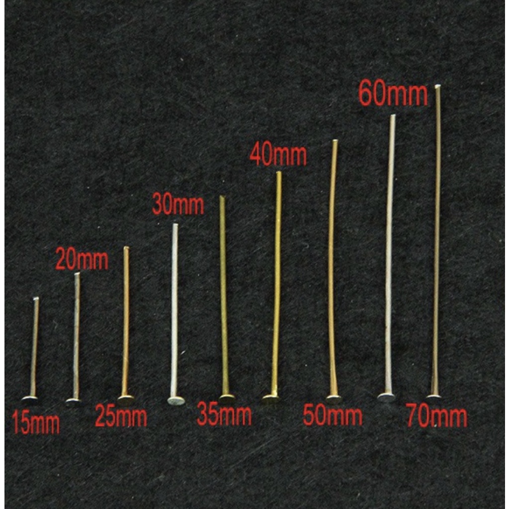 Paku T/Headpin Uk 1.2 - 2.2cm Harga/250gr