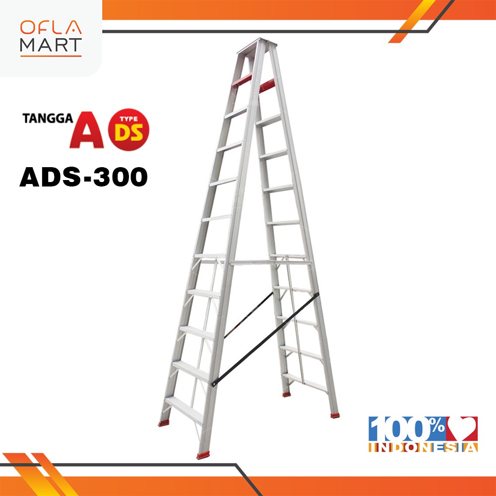 TANGGA ALUMINIUM ALCA A DS 300