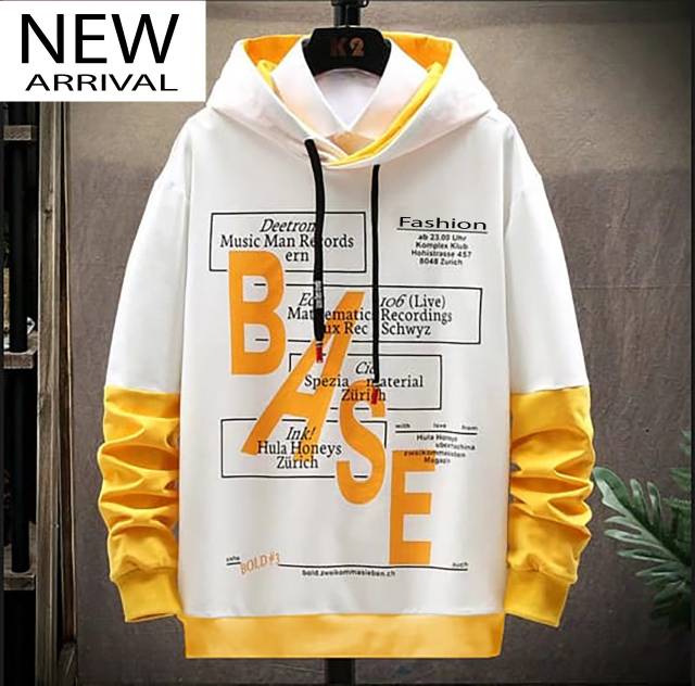 Baju Jaket Sweater Hoodie Pria Jumper Cowok Kualitas Premium Harvin Original