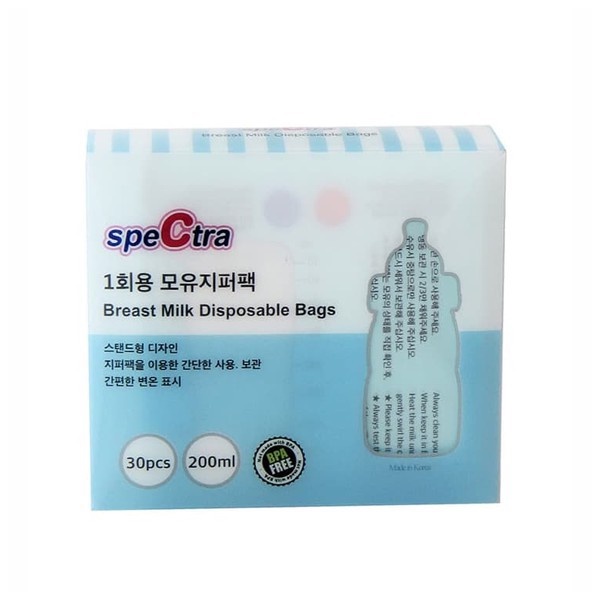 spectra diposible breast milk bags 30pcs 200ml