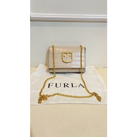 FURLA Croco sling Bag