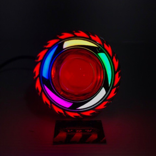 PROJI PROJIE LED KIPAS RAINBOW - LAMPU MOTOR - AKSESORIS MOTOR -