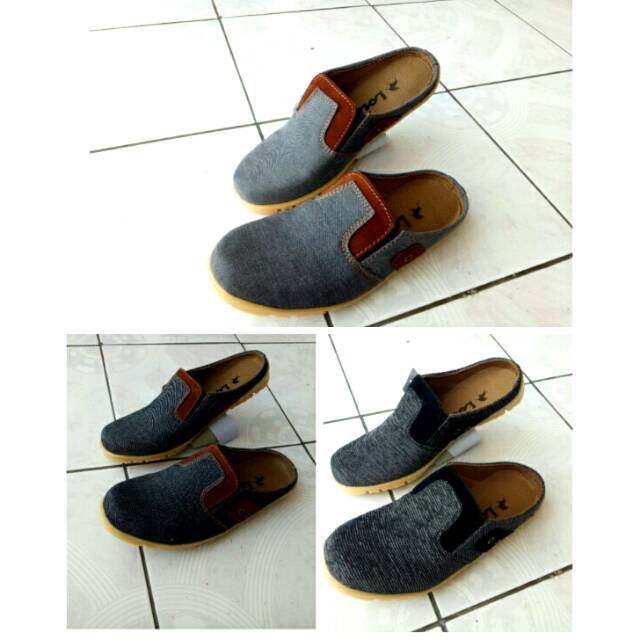 Sandal slop pria terbaru sendal selop sandal sepatu casual kasual cowok branded keren