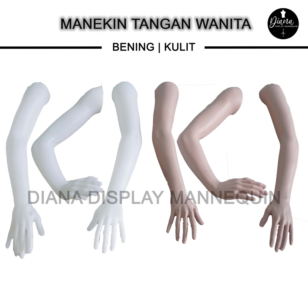 MANEKIN TANGAN WANITA DAN ANAK FULLBODY BENING / KULIT, MANEKIN TANGAN KANAN / TANGAN KIRI