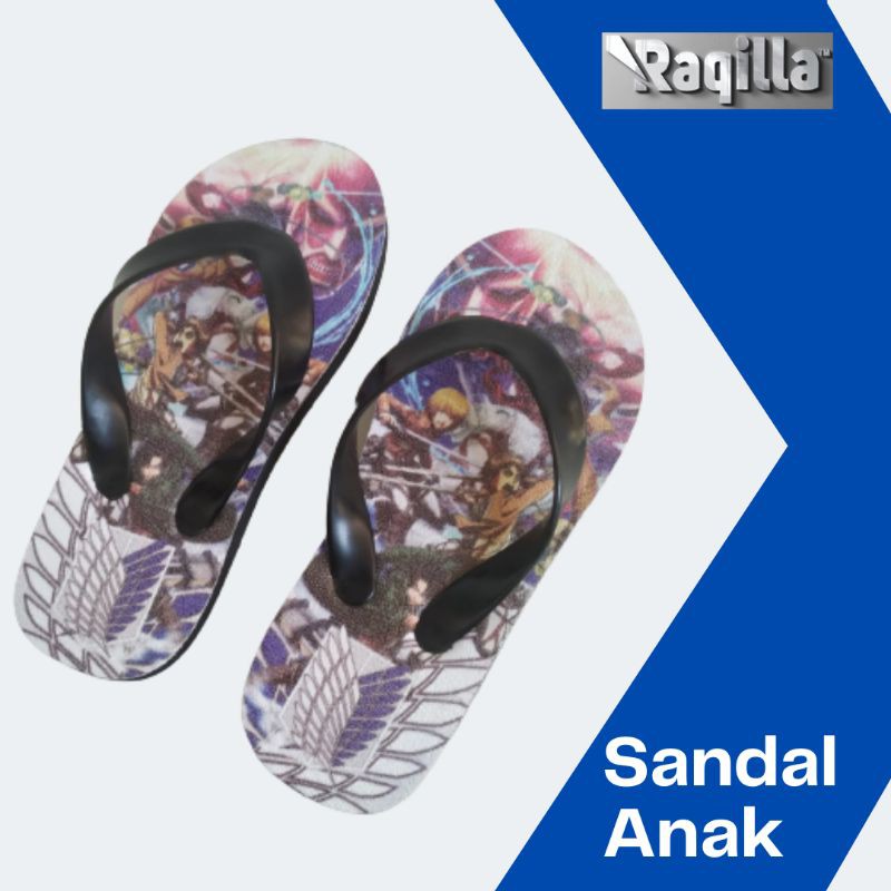 Sandal anak jepit AOT sandal jepit anak AOT attack on titan