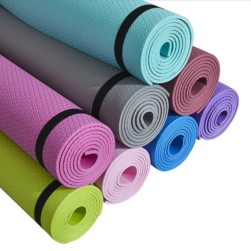 Karpet Matras Pilates Yoga Mat Anti-skid Purple - Karpet Olahraga 173cm