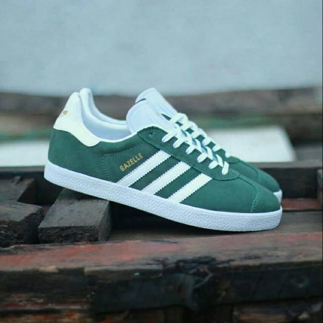 ADIDAS GAZELLE GREEN WHITE ORIGINAL