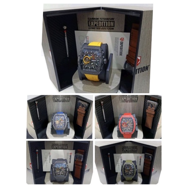 Original Expedition jam tangan pria E6782/E 6782/6782 MATIC