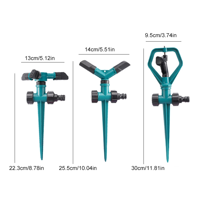 Nozzle Sprinkler Penyiram Tanaman Otomatis Rotasi 360 Derajat Untuk Sistem Irigasi Kebun