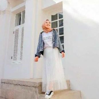 palupikasandra,, (BISA COD)ROK TUTU OOTD PANJANG-ROK TUTU PUTIH PANJANG-ROK TUTU SKIRT TULE PREMIUM-