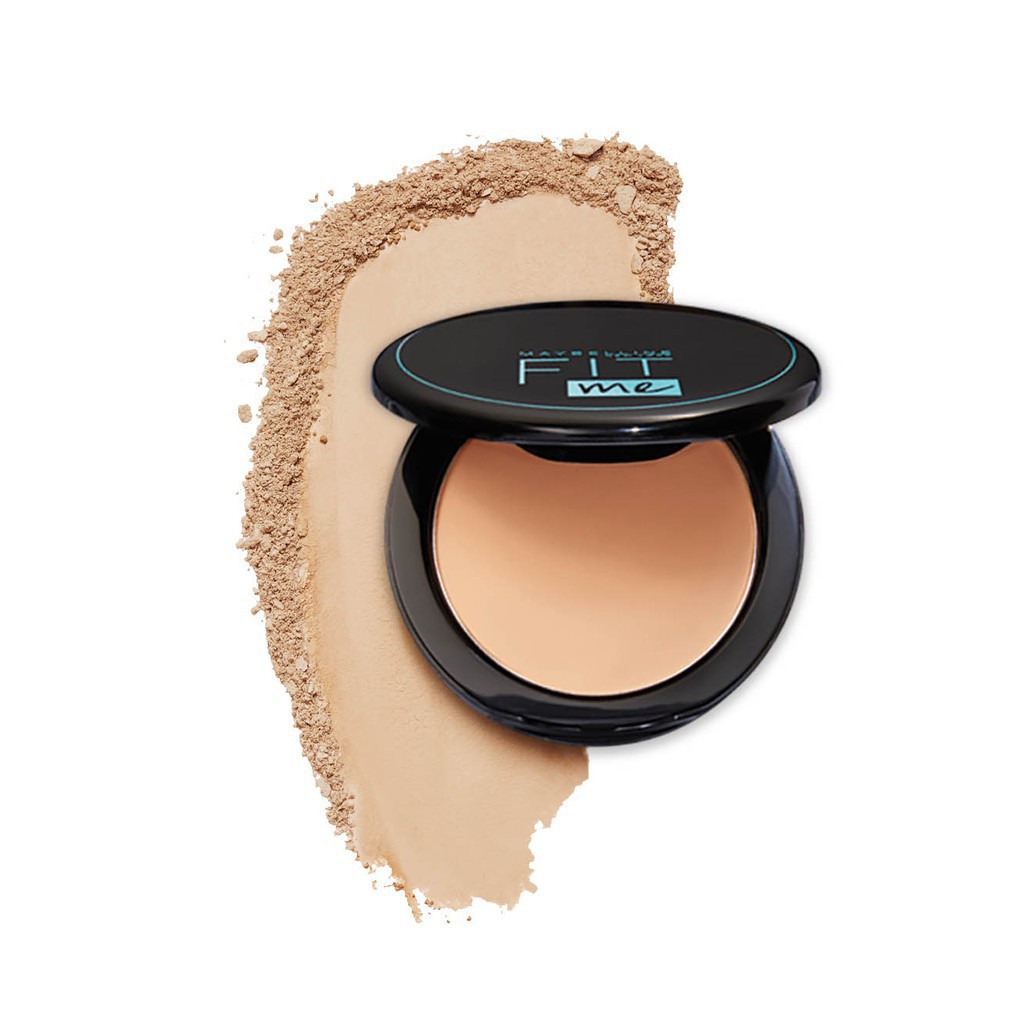 [ESTI KOSMETIK] MAYBELLINE FIT ME MATTE AND PORELESS BEDAK PADAT 12H OIL CONTROL COMPACT POWDER BPOM