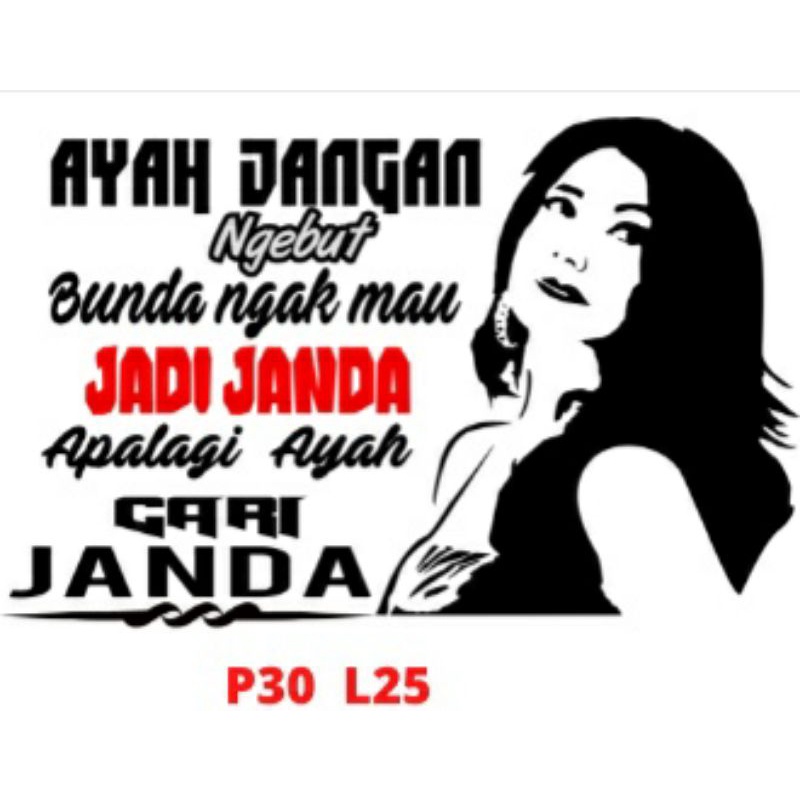 STIKER CUTTING KATA2 BUAT KACA/BODY TRUK ELP PICK UP