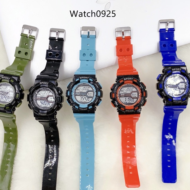 JAM TANGAN SPORT RUBBER JAM TANGAN PRIA SPORT LIST PUTIH JAM TANGAN MURAH JAM TANGAN PRIA M30